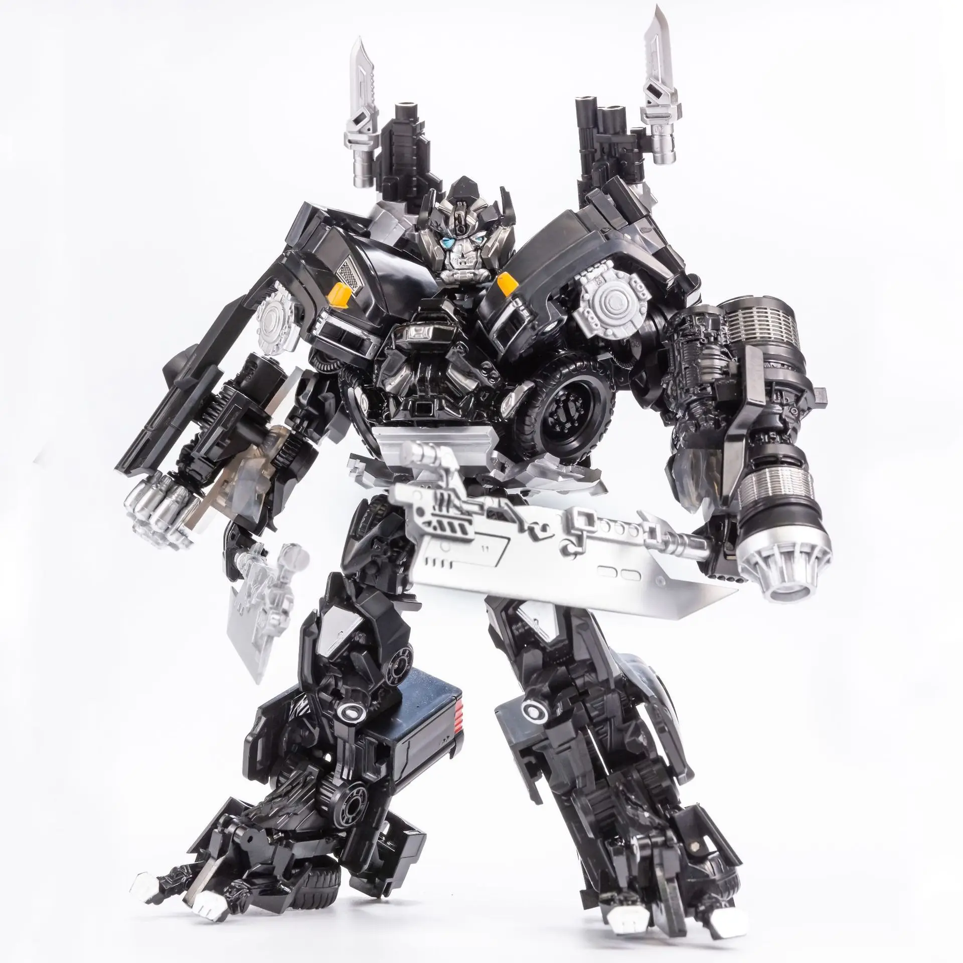 2023 New Baiwei TW1026 Trailbreaker Transformation Robot Ironhide Weapon Truck Action Figure ABS 17CM Deformation Model Toy Gift