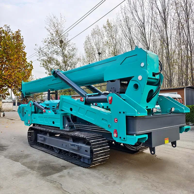Custom Telescopic Boom Mini Spider Lift Capacity 5T 8T CE Certificate Remote Control Roof Syider Crane Mobile Spider Crane