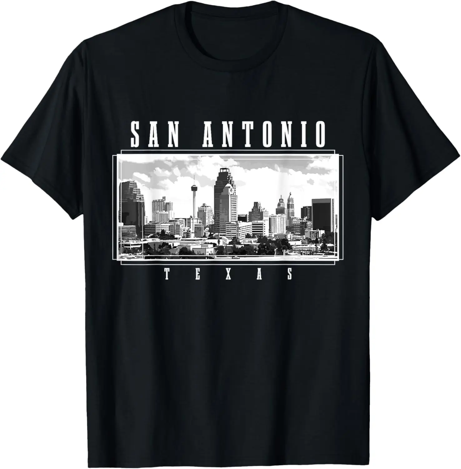 San Antonio Skyline Texas Pride Vintage San Antonio T-Shirt