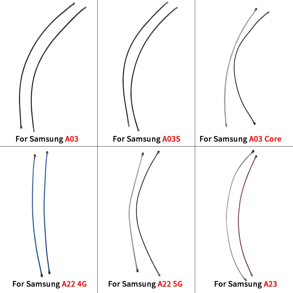 New For Samsung A03 Core A03S A04 A13 A14 A22 4G A22 A23 A53 A73 5G Wifi Signal Wi-Fi Antenna Ribbon Wire Connector Ribbon Flex