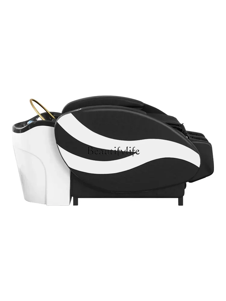 

FG17Electric Automatic Head Massage Hair Saloon Dedicated Shampoo Chair Flat Lying Steaming Bed