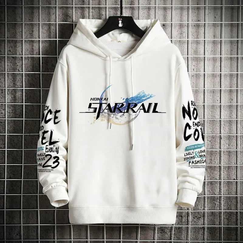 Game Honkai: Star Rail Anime Cos Lingsha Jingliu Boothill Robin Acheron Etc. Unisex 2024 Print Top Pullover Hoodie Sweater Gift