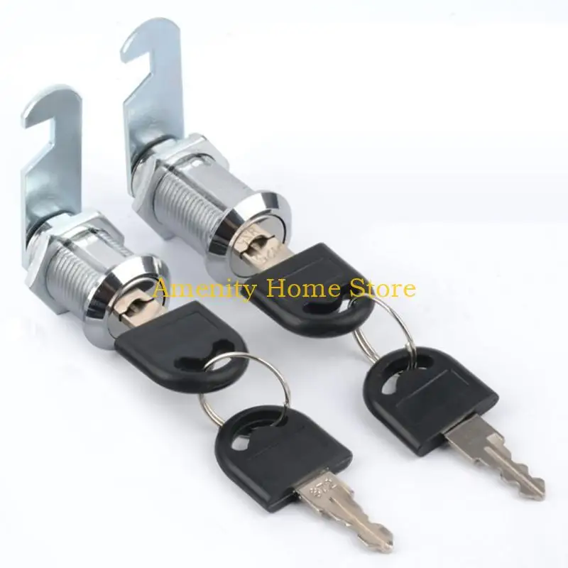 F26C File/Office Drawer Cabinet Locks With 2 Keys Lock Furniture Hardware Door Cabinet Lock for Desk Letter Box Cam Locks