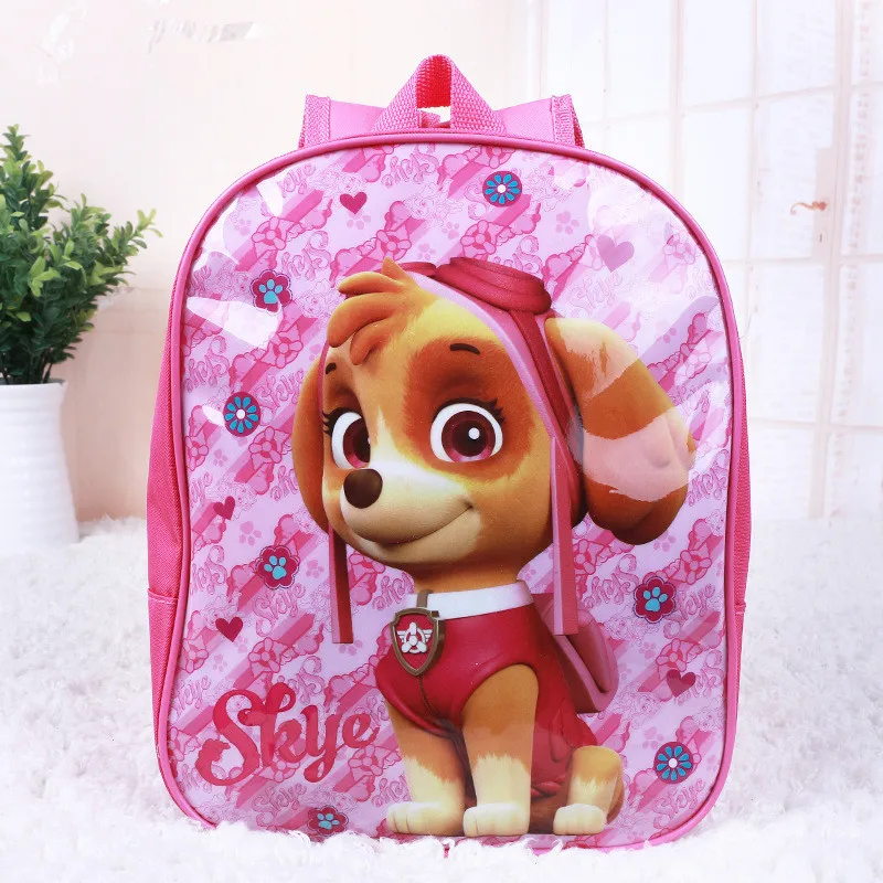 Cartoon Paw Patrol Backpack Puppy Dog Anime Skye Chase Kids Backpack Boys Girls Kindergarten Bag Boy Girls Birthday Party Gift