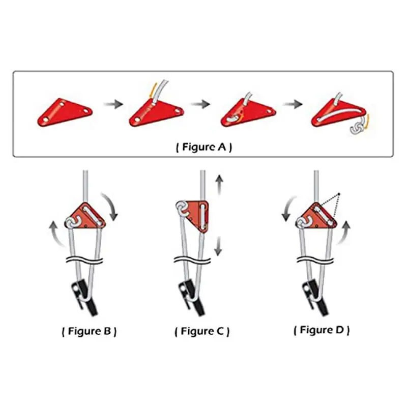 10Pcs Zelt Seil Schnallen Aluminium Legierung Outdoor Camping Wind Seil Stopper Tragbare Dreieck Markise Schnalle Spanner ﻿