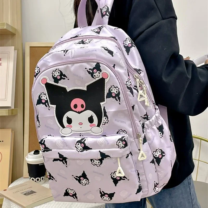 Sanrio tornister Anime Kuromi Cinnamoroll moja melodia Pochacco plecak studencki tornister o dużej pojemności dla dzieci dziewczyny chłopcy