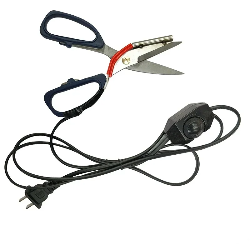 

1pc Power Hot Shears Knife Electric Heating Tailor Scissors Heated Pen Working Indicator for Cloth Cutting