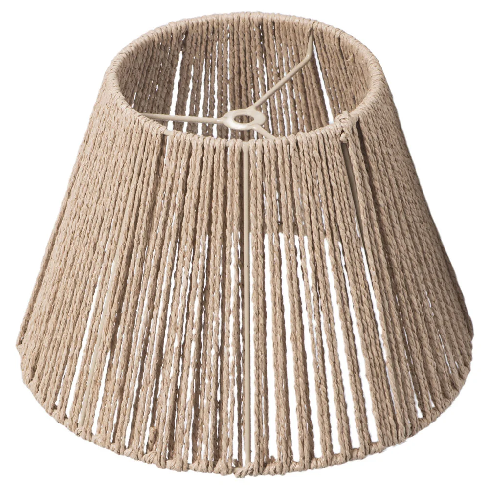 

Pendant Light Paper Rope Woven Lampshade Chandelier Lampshades Small Supply Burlap Vintage Weaving