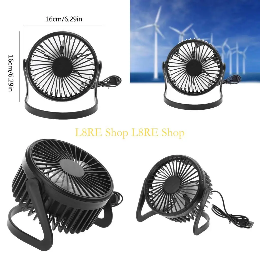 L8RE Mini Portable Super Mute Plastic USB вентиляционный стол