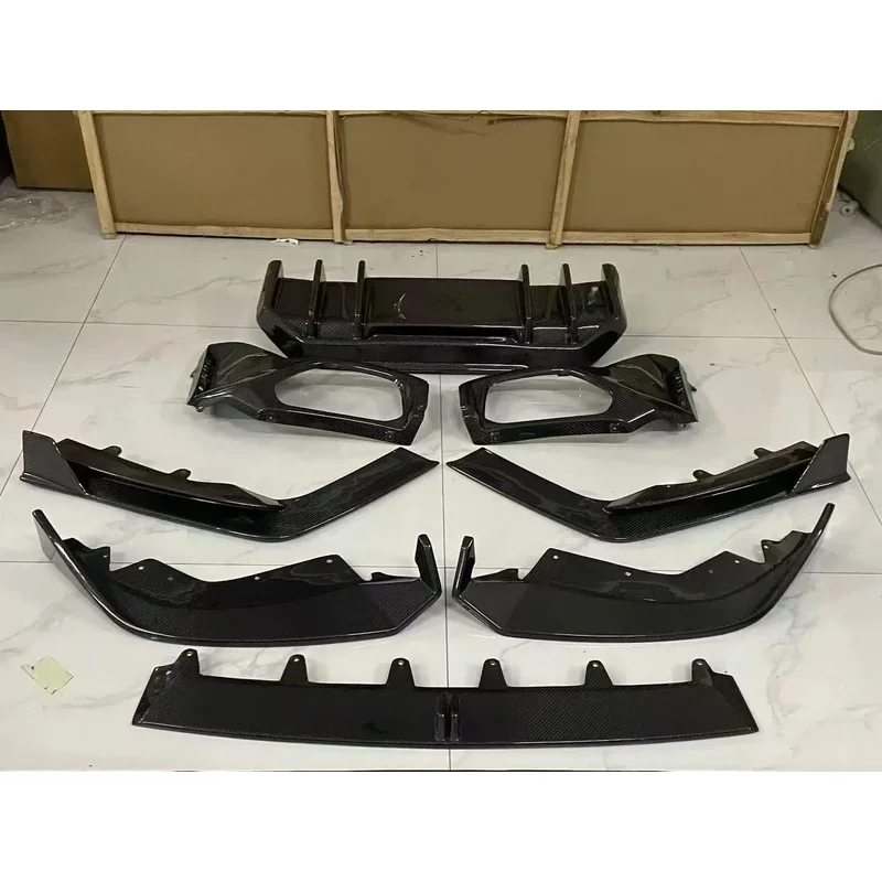 Carbon Fiber Front Lip FD Style Rear Lip Fit For G20 G28 LCI Models
