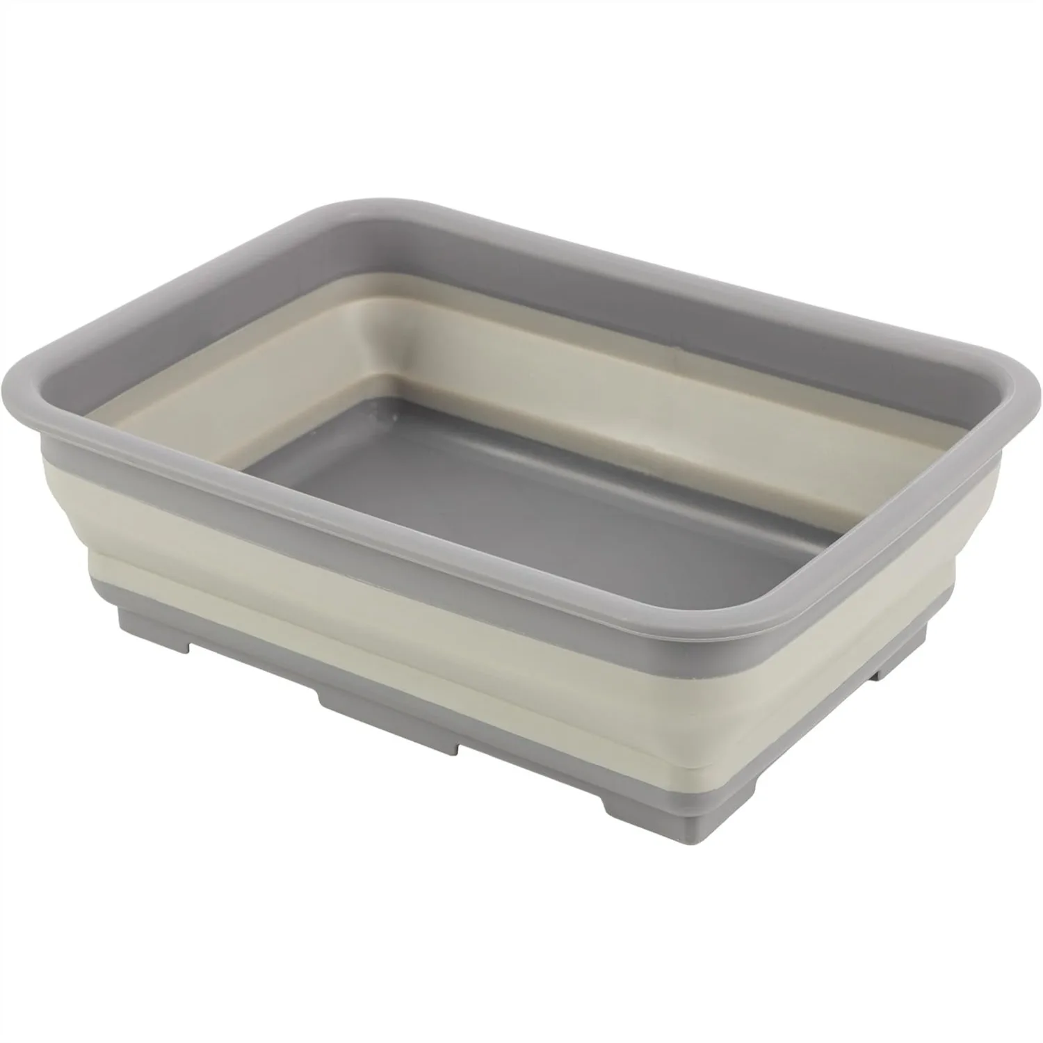 

Collapsible Bucket 7.27L Foldable Wash Bin Dish Tub for Cleaning Camping Sink Laundry Soaking - Space Saving Portable