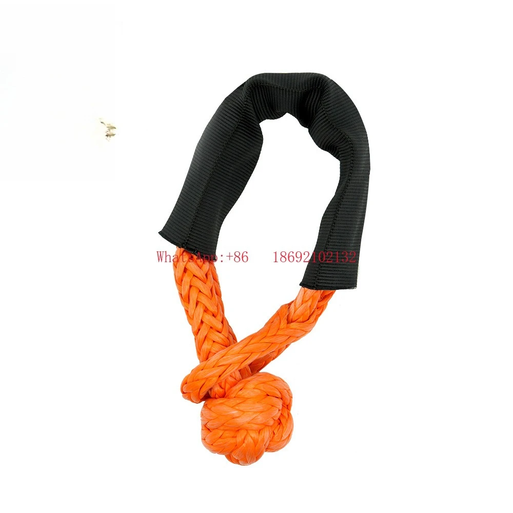 

Soft shackle pimple rope buckle car trailer rope Soft shackle polymer polyethylene trailer rescue tool buckle