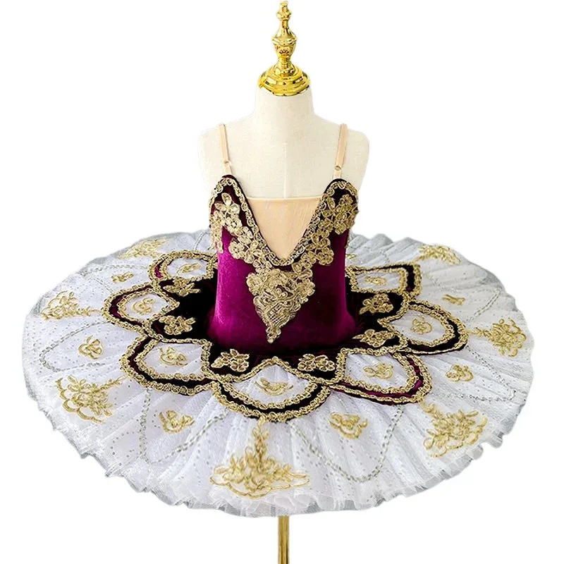 

COSda@Classical Professional Pancake Tutu Girls Kids Child Ballet Dance Costume Princess Birthday Ballerina