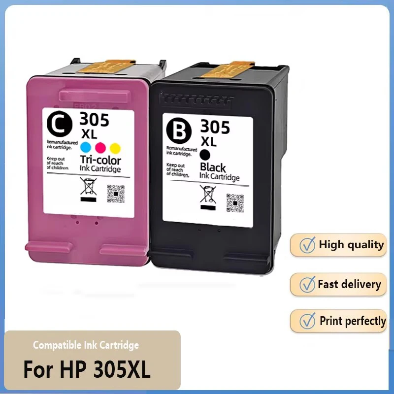 305XL Tintenpatrone kompatibel für HP 305 XL DeskJet 2700 2710 2720 2721 2722 2730 4120 4110 4130 4134 1210 2320 Envy 6020