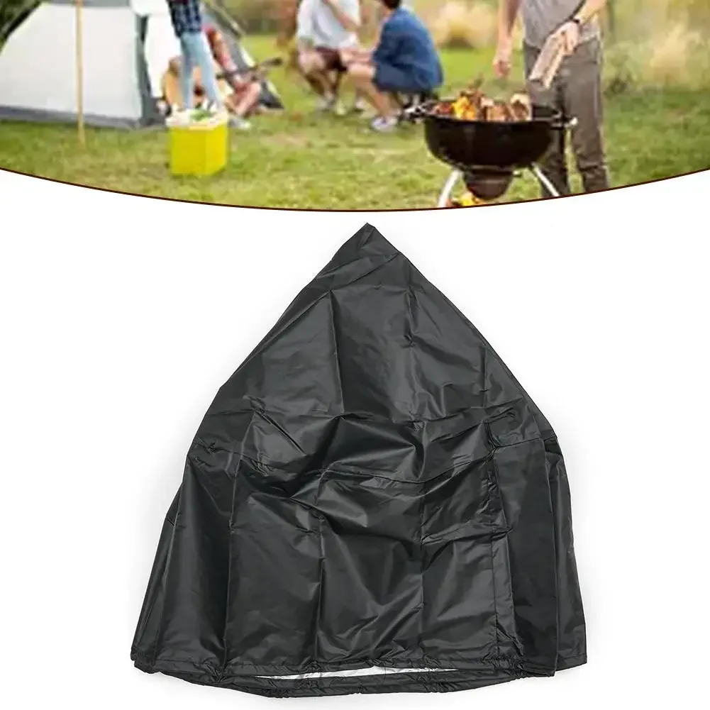 

BBQ Grill Cover Waterproof Outdoor Barbecue Cover Patio Round Fire Cover Outdoor Waterproof UV Protector Dustproof Cover