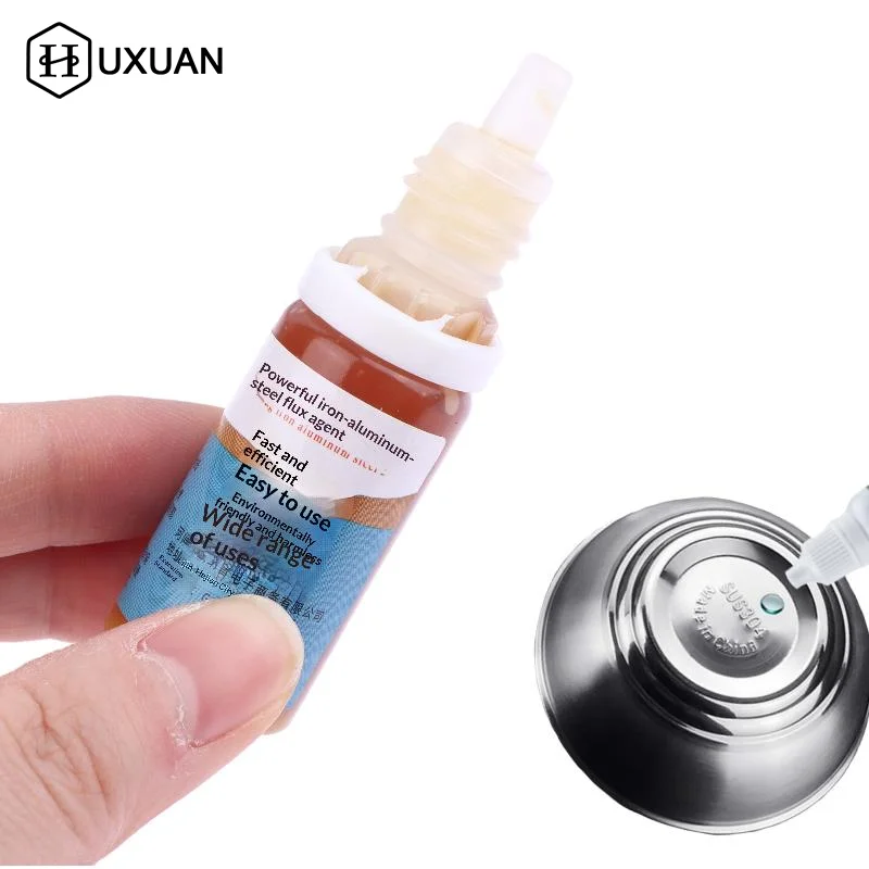 

1Pcs Liquid Aluminum Metal Electronics Copper Soldering Flux 10ml Soldering Flux No Water Cleaning 18650 Battery Soldering