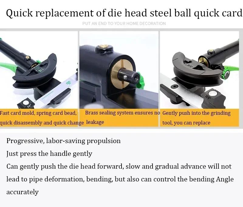 Manual Hydraulic Copper Pipe Bending Machine Bending6-22mm Pipe Bending Tool Set DSZH ST-Y999 Air Conditioning Pipe Bending Tool