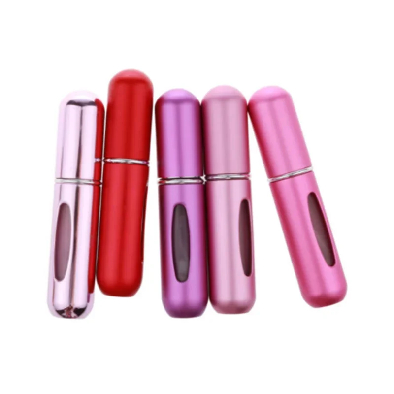 5/8ML Traveling Perfume Atomizer Portable Liquid Container For Cosmetics Mini Metal Aluminum Pump Empty Bottle Refillable