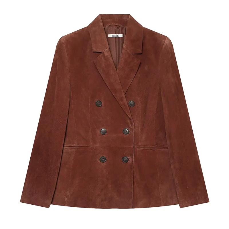 Autumn New Women's Blazers Jackets 2026 New Women's Slim V-neck Office Elegant Youth Blazers Chic Fall Travel Warm Street Jacket