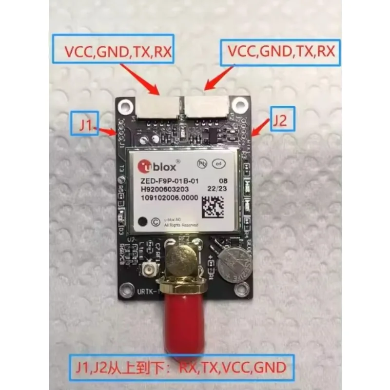 F9P-01B-01  Parts Development Board Original High Precision RTK Positioning GNSS Board for  Multi-band GPS Module
