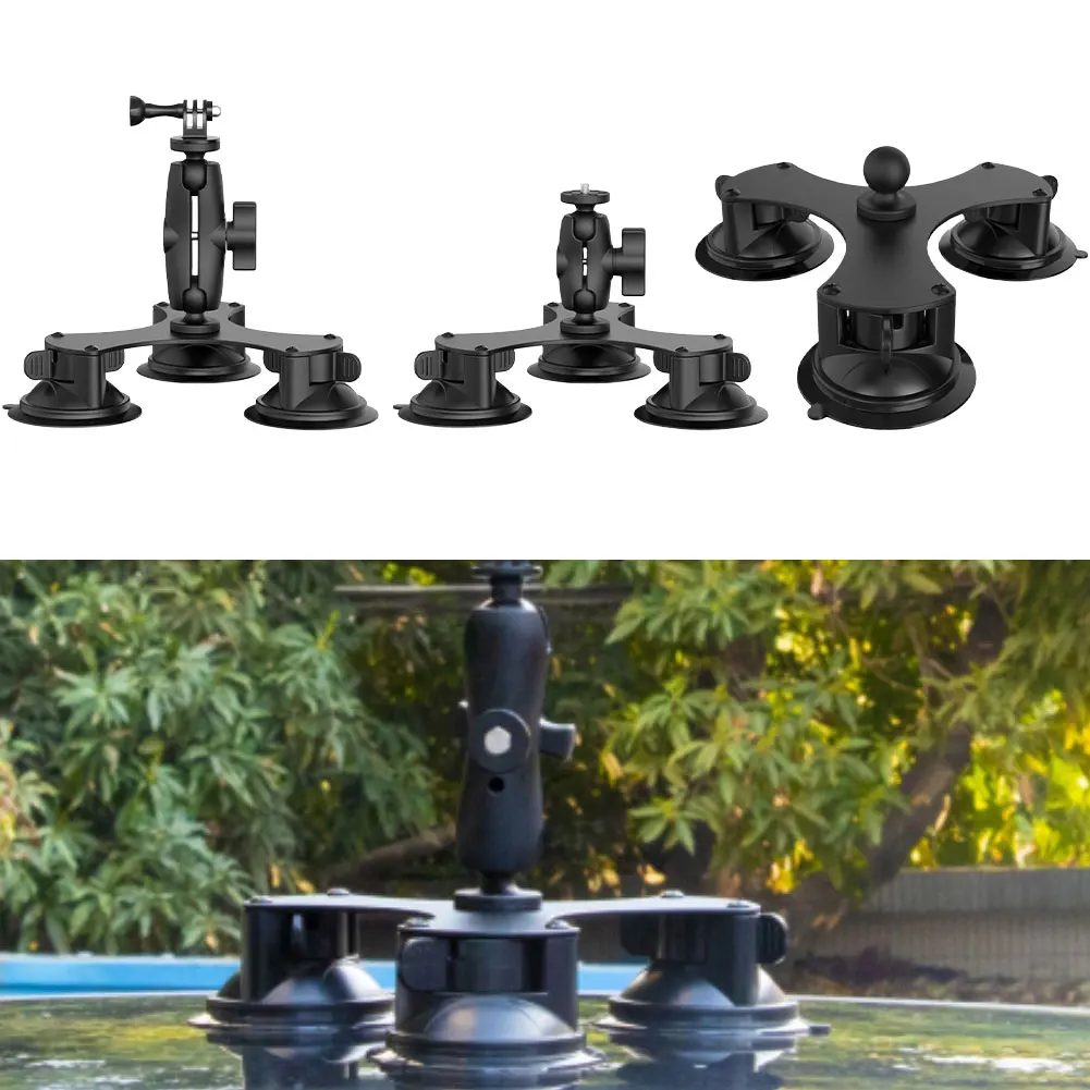 Suction Cup Mount Quick Release Base Mounting Kit For Car Sunroof Rv For Windows *Part Name:Ball Head Suction Cup Bracket 6