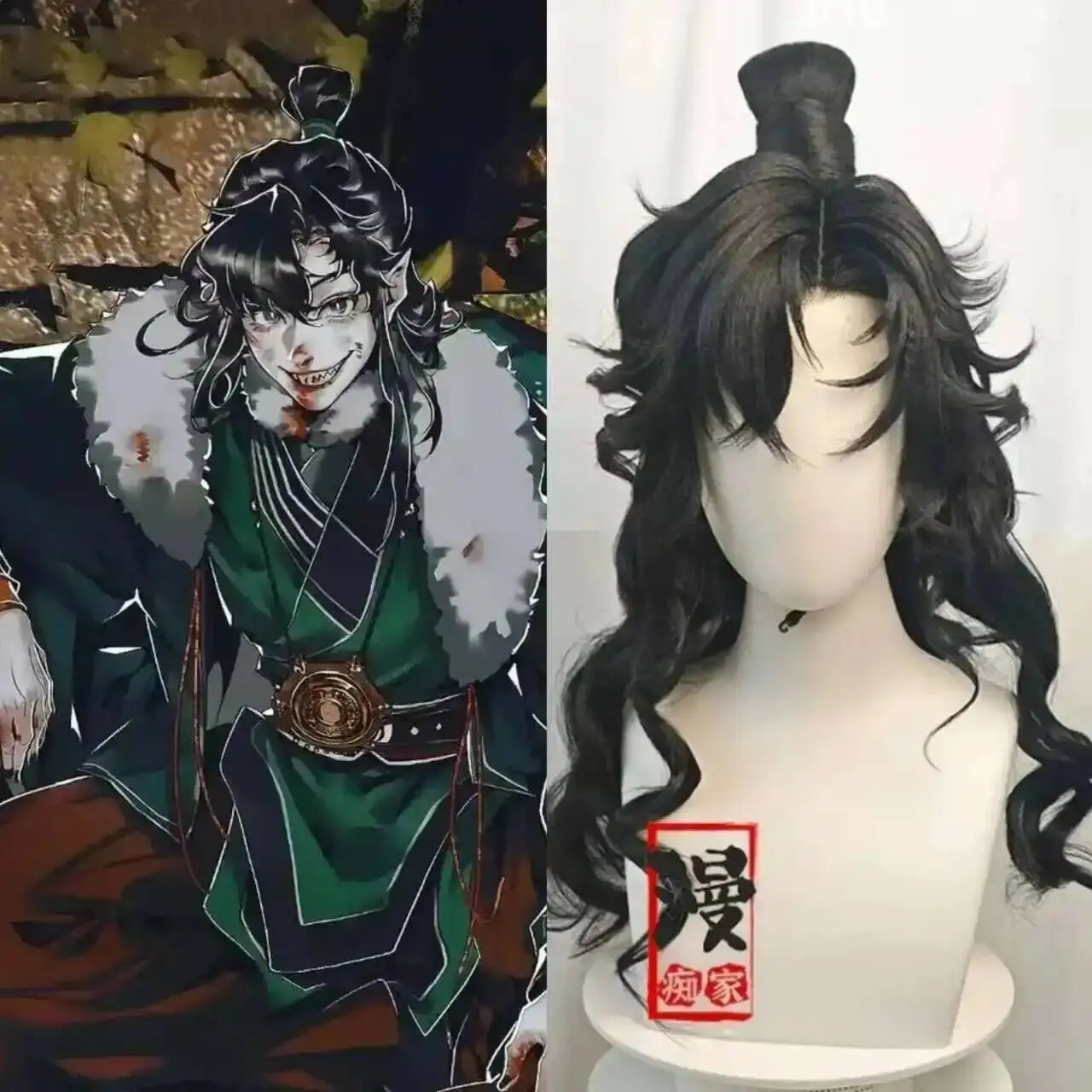 

Styled Qi Rong Индивидуальный парик Аниме Tian Guan Ci Fu TGCF xie lian Hua Cheng Manga Версия Heaven Official's Bless Женский парик