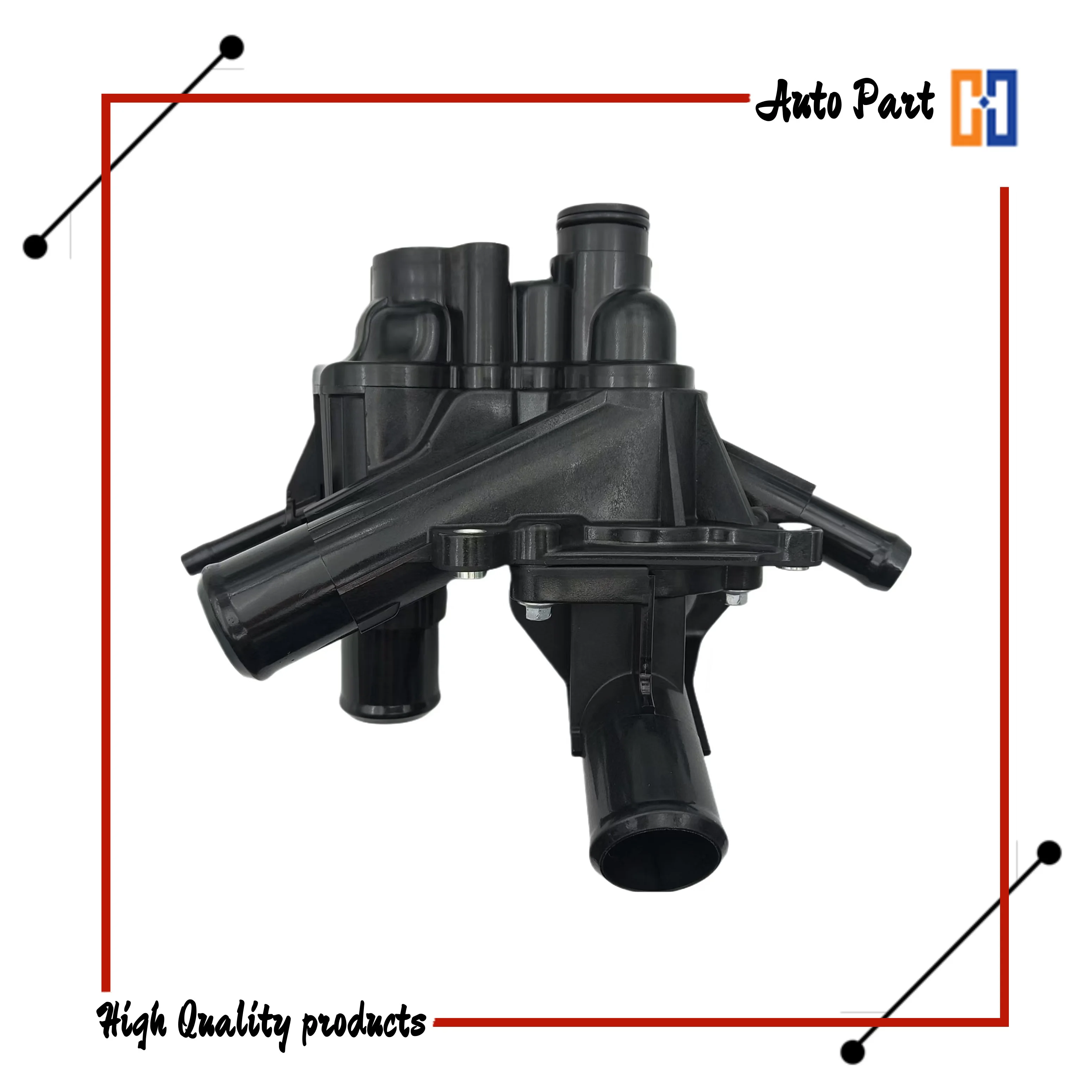 

HL3Z8A586B Корпус термостата охлаждающей жидкости двигателя в сборе для Ford F150 TFC 2015-Expedition TB8 2018-HL3Z-8A586B