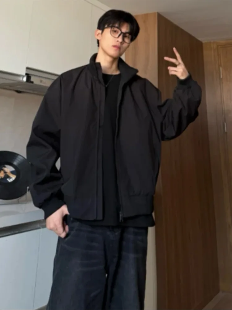 

Cleanfit American Sle Flight Jaet Men's ort Baseball Vest Heavyweight Structured Workwear Outerwear Trendy Autumn Winter