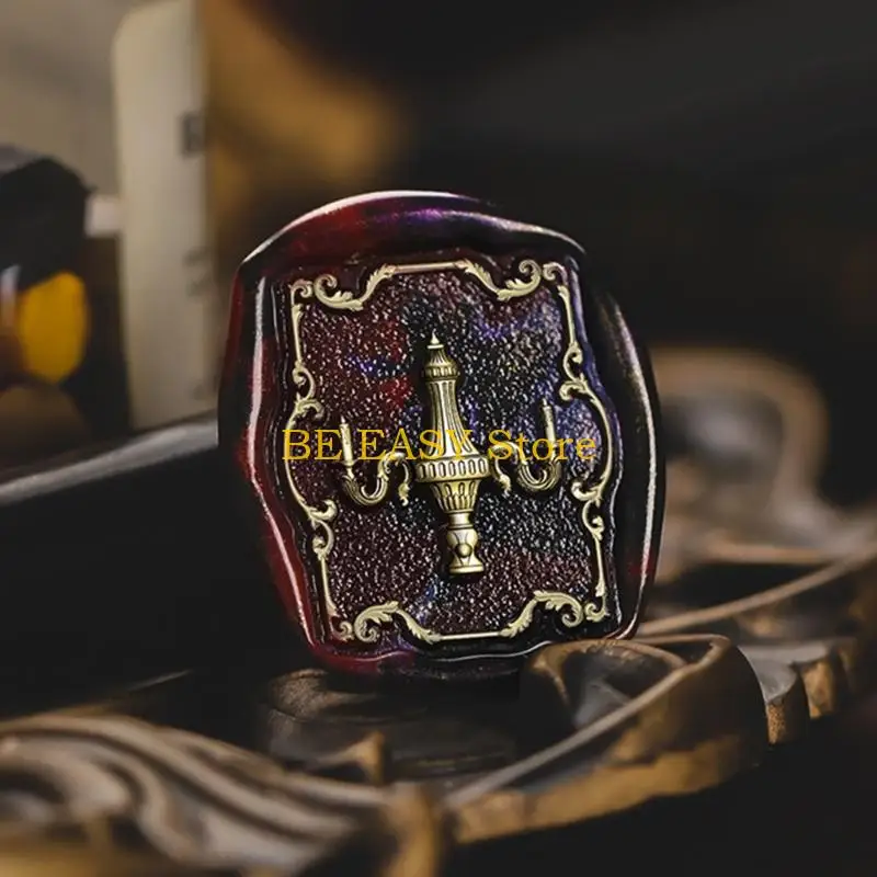 E28F النقش ختم من الشمع ختم رئيس للإزالة ختم النحاس ختم رئيس للهدايا المغلفات دعوات بطاقات المعايدة الزينة