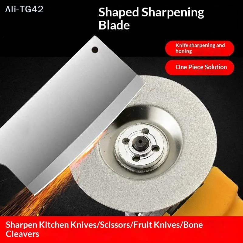 pogyrt 1 PCS Wearproof Abrasive Disc, Durable Long Lifespan Grinding Accessory For Kitchen Knives And Scissors