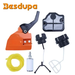 Sprocket Clutch Side Cover Chain Brake Handle Kit for Husqvarna 142 141 137 136 Chainsaw 530054802, 544097901