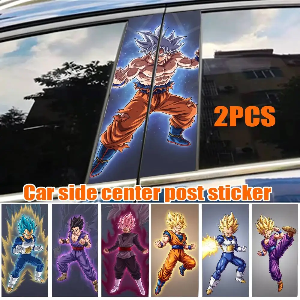 

DARGON BALL Car Stickers Auto B-pillar Car Center Column Decor Cover Scratches Waterproof Sunscreen Vinyl Decals Accessories