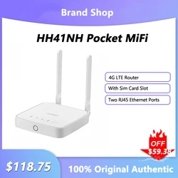 잠금 해제 알카텔 HH41NH 4G 와이파이 라우터 모뎀, 미니 야외 핫스팟 150mbps 포켓 MiFi, RJ45 이더넷 포트 2 개, SIM 카드 슬롯