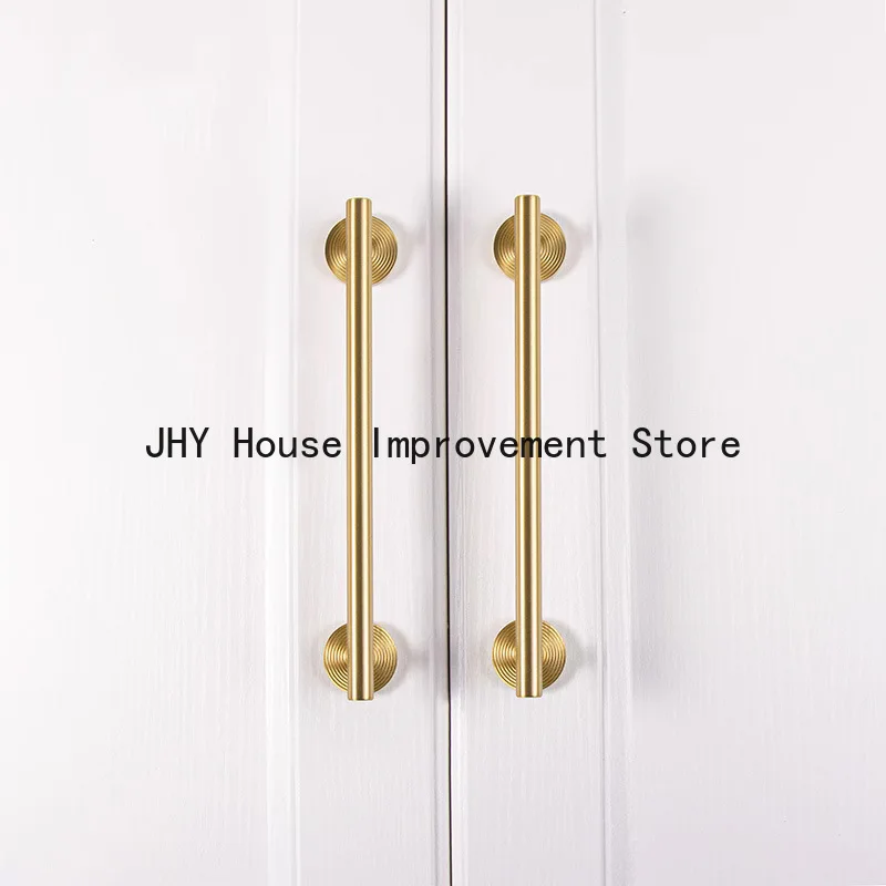 

Ручки для мебели: Длинные ручки в скандинавском стиле, роскошные, для ящиков и дверей шкафов, креативные, высококачественные латунные ручки для тумбочек