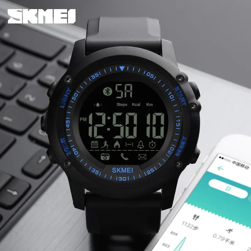 Skmei Smart Electronic Watch Student Step Counting Bluetooth Camera Application Reminder Multifunctional Watch