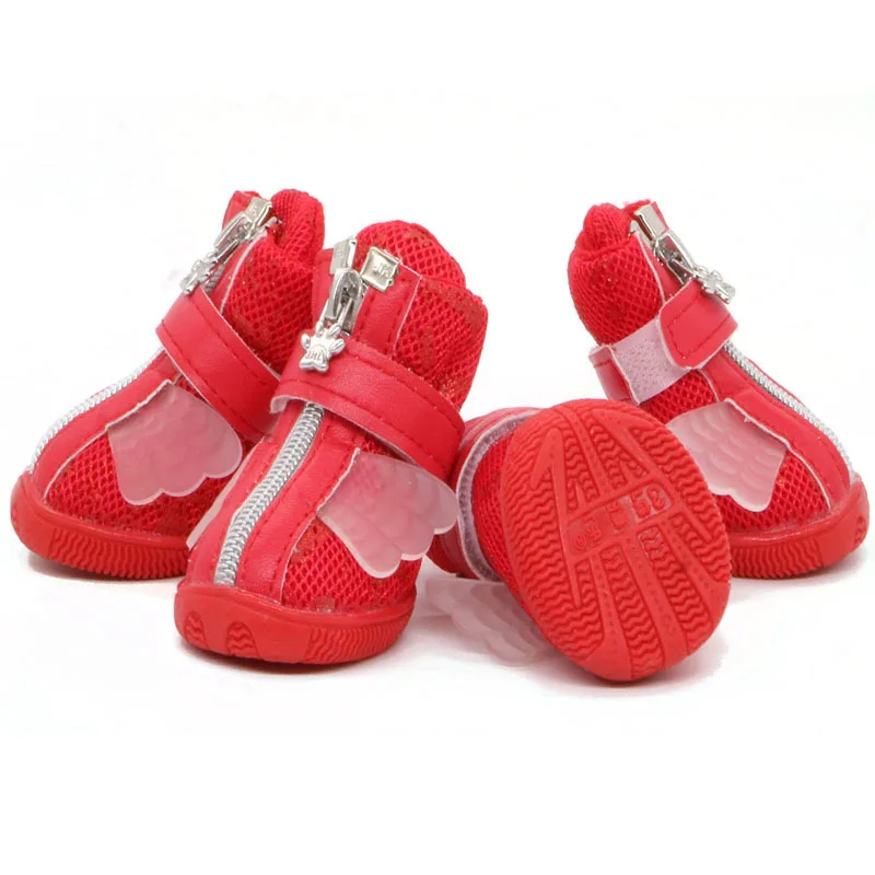 Pet Dog Shoes Anti-slip Sports Shoes Breathable Puppy Boots Outdoor Pets Shoes For Small Dogs Colorful Casual