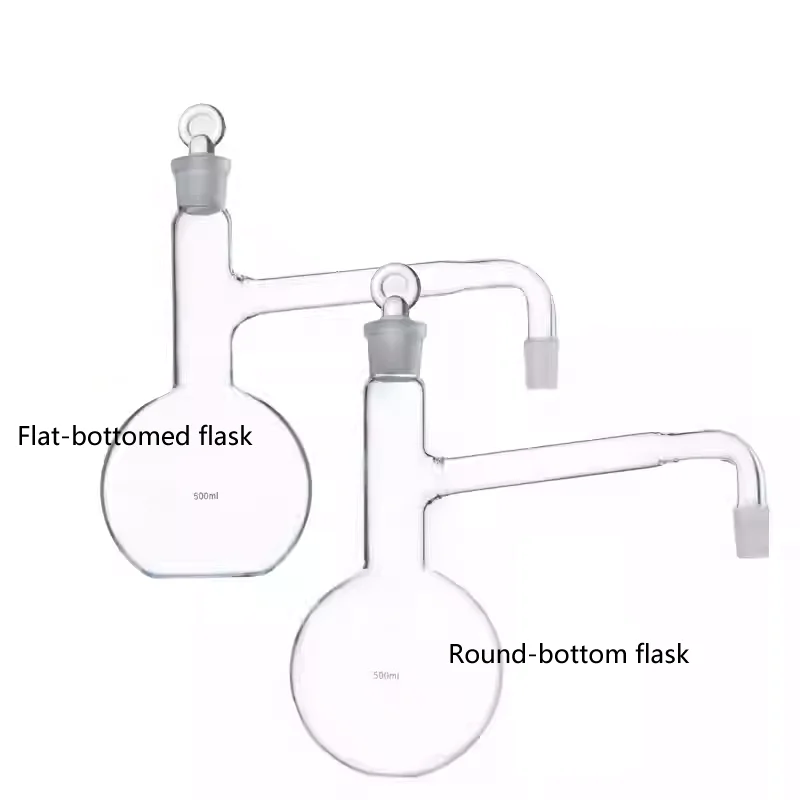 Full glass distiller device, round bottom distillation flask, essential oil distilled water