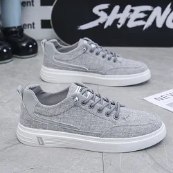 2024 New Men's Fashion Casual Leather Shoes Non-slip Wear-resistant Sports Shoes Comfortable Flat Slip-on Casual Shoes Shoes Men