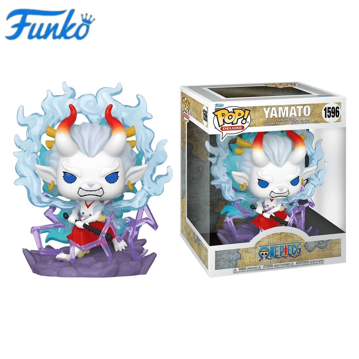 

Funko Pop Deluxe Yamato Vinyl Figure #1596 One Piece Man-Beast Form Action Figure Limited Edition Collectible Desk Decor Gifts