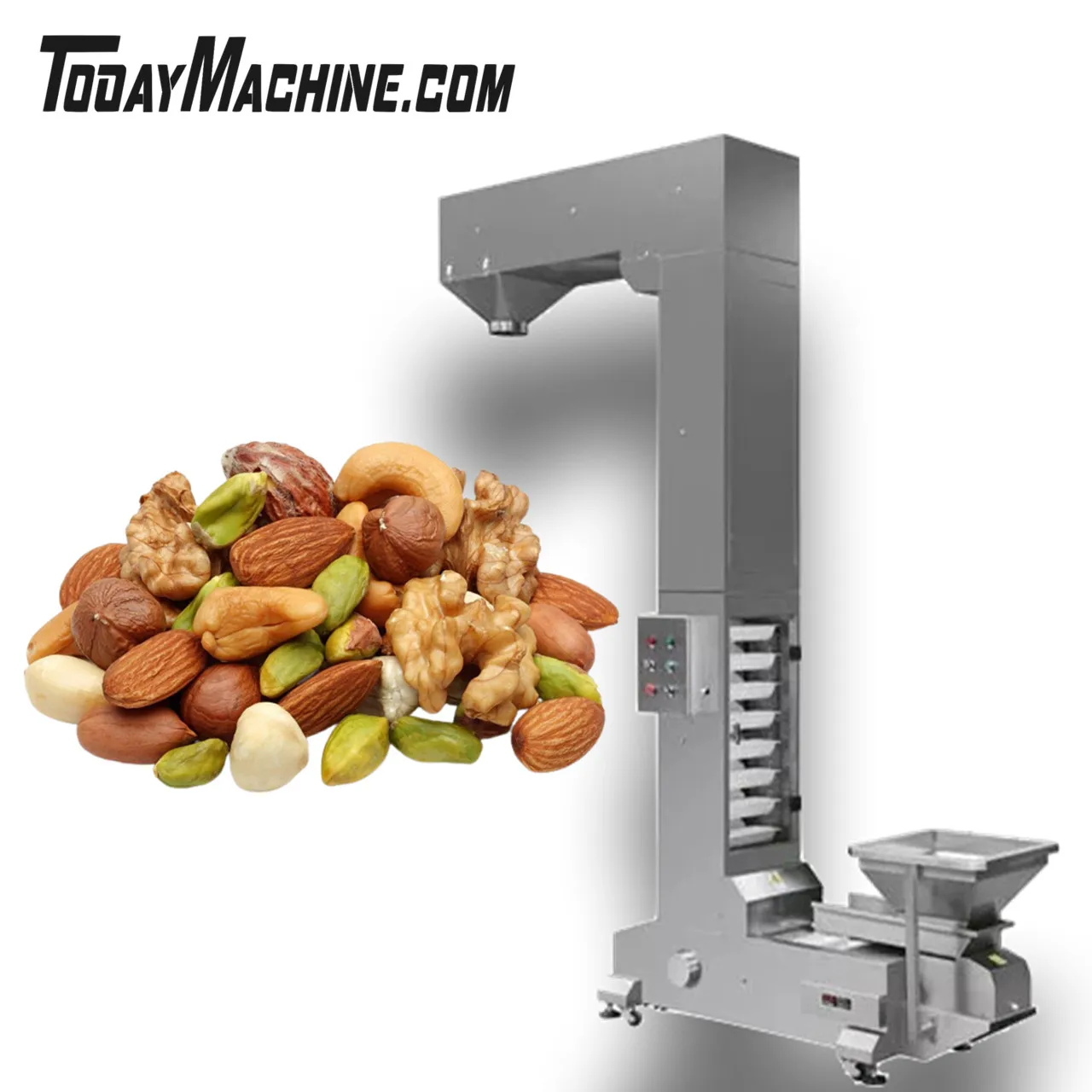 

Stainless Steel Food Snacks Powder Grain Z-type Lift Conveyor Bucket Elevator