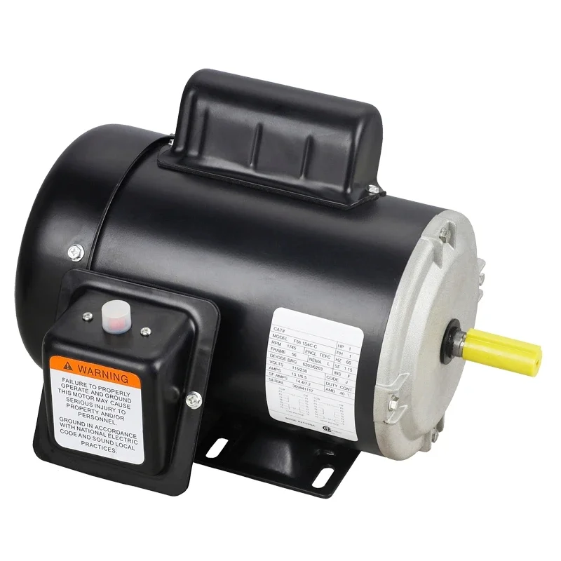 AC TEFC NEMA Premium Efficiency Motor 56 Frame 1725 RPM 115/208-230V 3/4HP Rolled Steel Canpump Motor