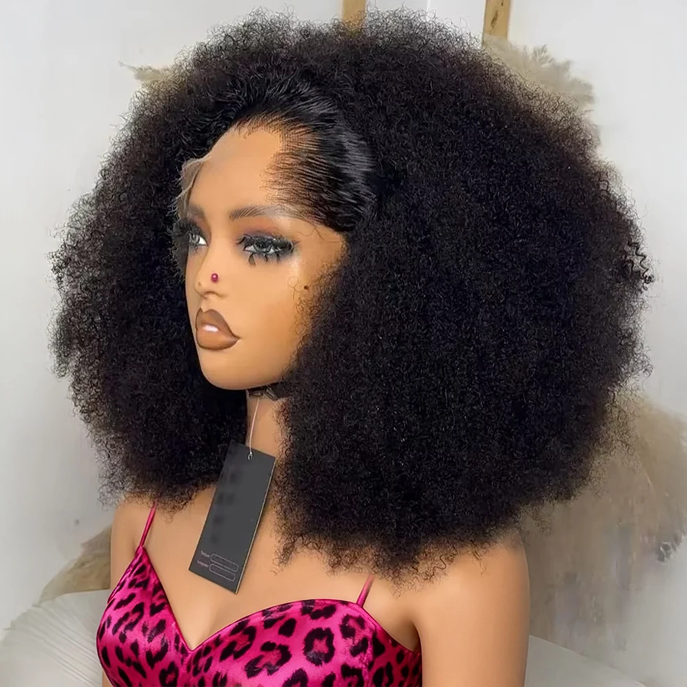 300% Density Brazilian Bouncy Water Curly Short Bob 5x5 Glueless Wigs Human Hair Loose Deep Wave 13x6 Hd Lace Frontal Human Hair Wig Wet And Wavy Transparent 13x4 Full Lace Front Wigs For Women Pre Plucked Beginner Friendly