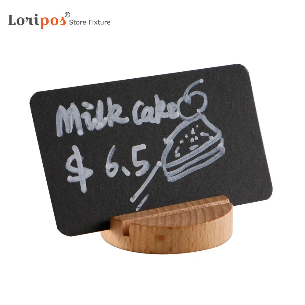 100PCS Blank Card Greeting Chalk Name Cards Postcard Graffiti Card Board Message Writing Small Note Pad Price Tag