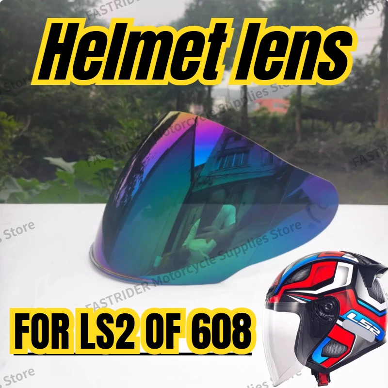 Suitable for LS2 Lenses OF608 Aurora Day and Night Universal Anti-fog Sticker Color-changing Helmet Lens Half Helmet