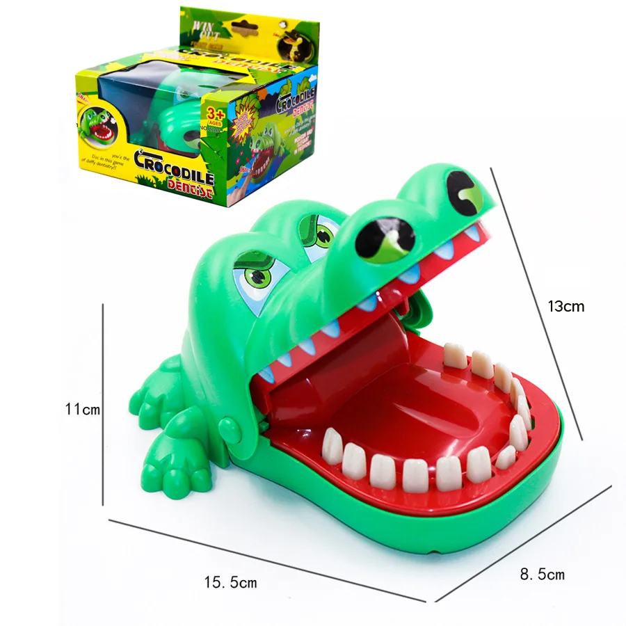 Thriller Crocodile Requin Dinosaure Dents Morsure Doigt Brittop Jeu Surprenant Enfants Amusant Cadeau Adulte Décompression Prank Jouets