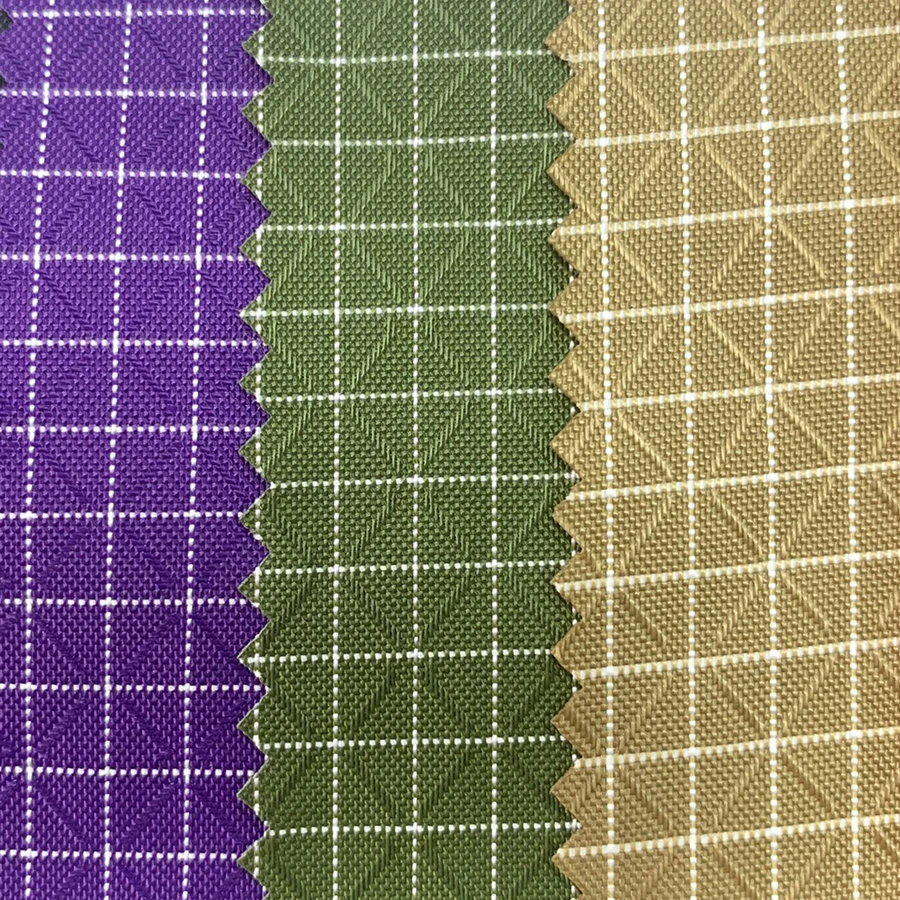 

1PCS 210D Dali Ma Tent Plaid Fabric UHMWPE Blended Dali Ma Nylon Fabric Waterproof Outdoor Backpack Costume Fabric