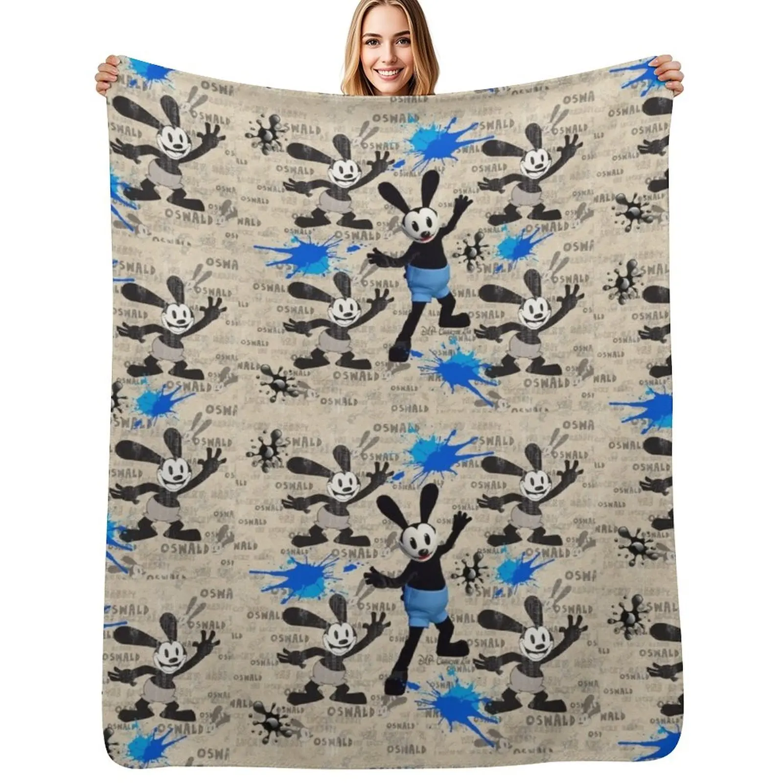 

The lucky rabbit! Throw Blanket Kid'S Winter beds Beautifuls Blanket