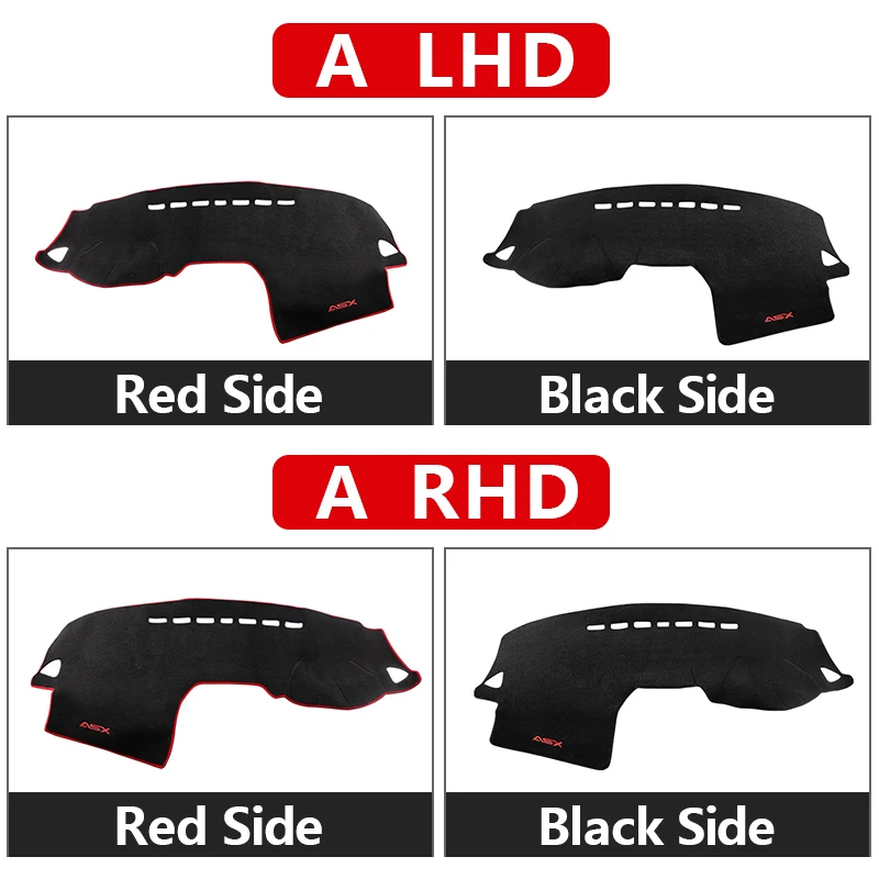 For Mitsubishi ASX RVR 2010 2011 2012 2013 2014 2015 2016 2017 2018 2019 2020 2021 2022 Car Dashboard Cover Avoid Light Carpets