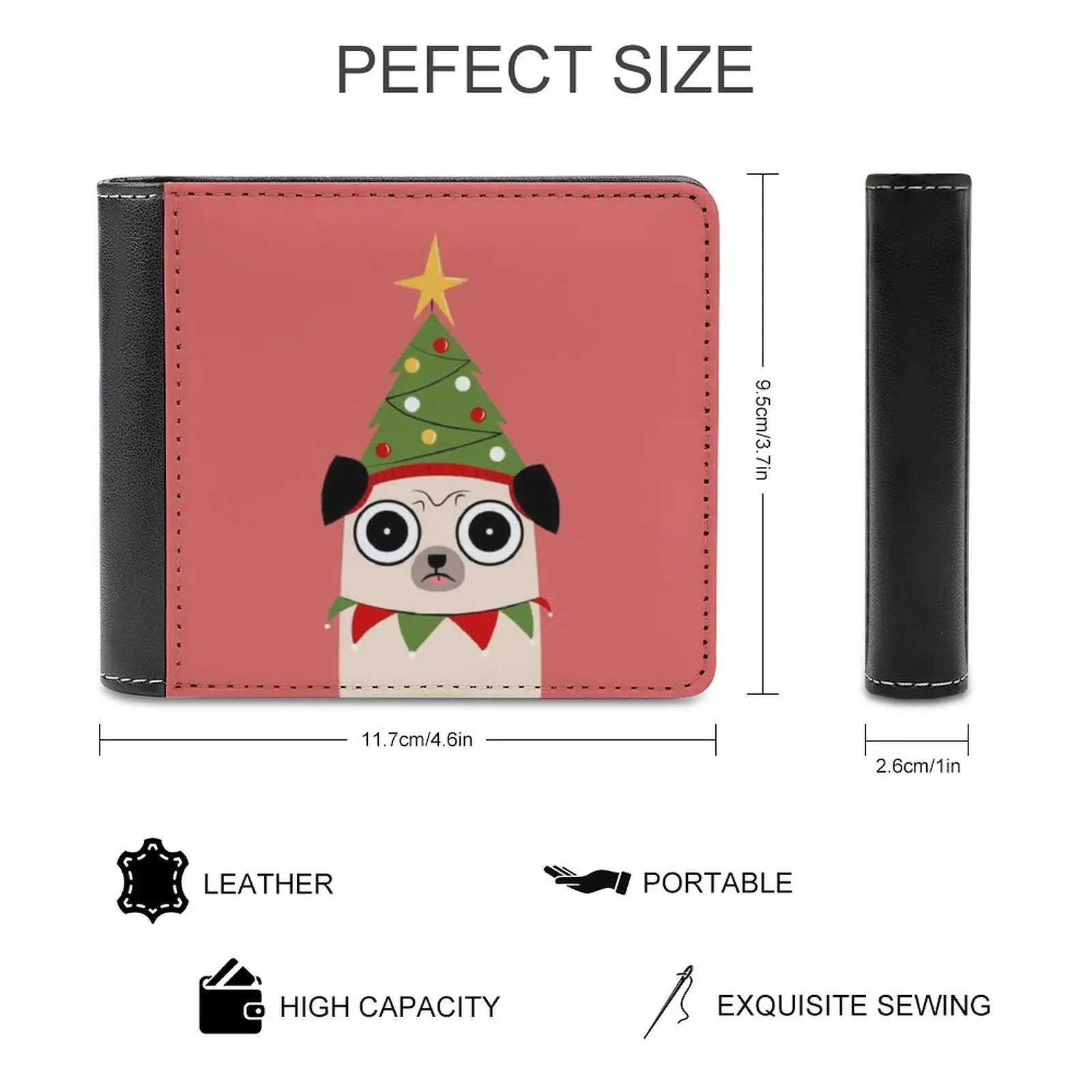 شيطان السيف Kokushibo محفظة جلدية قصيرة ضئيلة الذكور المحافظ المال حاملي بطاقات الائتمان الرجال المحفظة شيطان Kimetsu No Yaiba