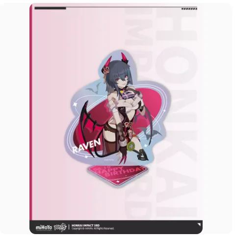 2024 Anime Honkai Impact 3 Natasha Cioara Birthday Commemoration Gift Box Badge Pendant Stand Card Laser Ticket Cosplay Gifts